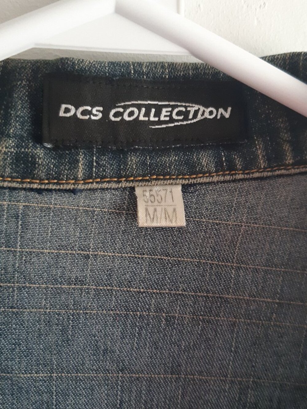DCS Collection Blue Jean Denim Jacket Medium Coat Fashion Women Vintage Y2K - Picture 2 of 10